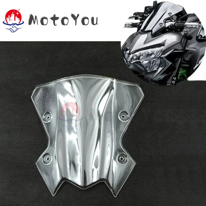 For Kawasaki Z650 Z900 Z 650 900 2020-2023 Windscreen Windshield Double Bubble Shield Screen Odometer Viser Visor Meter Cover