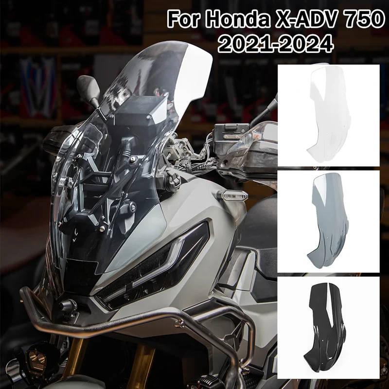 For Honda X-ADV750 XADV750 2021 2022 2023 2024 Windscreen Windshield Wind Deflector Shield Screen XADV 750 XADV750 Accessories