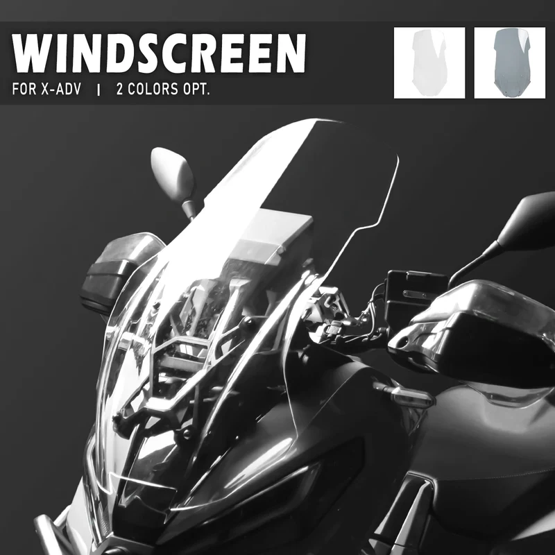 For Honda X-ADV750 XADV750 2021 2022 2023 2024 Windscreen Windshield Wind Deflector Shield Screen XADV 750 XADV750 Accessories