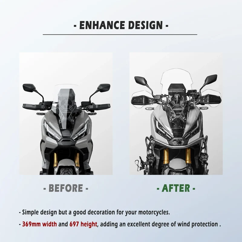 For Honda X-ADV750 XADV750 2021 2022 2023 2024 Windscreen Windshield Wind Deflector Shield Screen XADV 750 XADV750 Accessories
