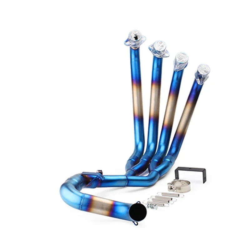 For HONDA CBR650 CB650R CB650F CBR650R Full Systems Motorcycle Exhaust Muffler Slip on Front Pipe with sc exhaust 2014-2021
