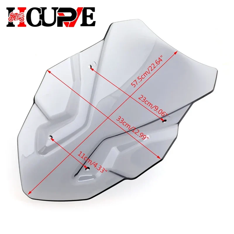 For HONDA CRF1000L CRF 1000L Africa Twin 2016 2017 2018 2019 Motorcycle Accessories Screen Windshield Fairing Windscreen