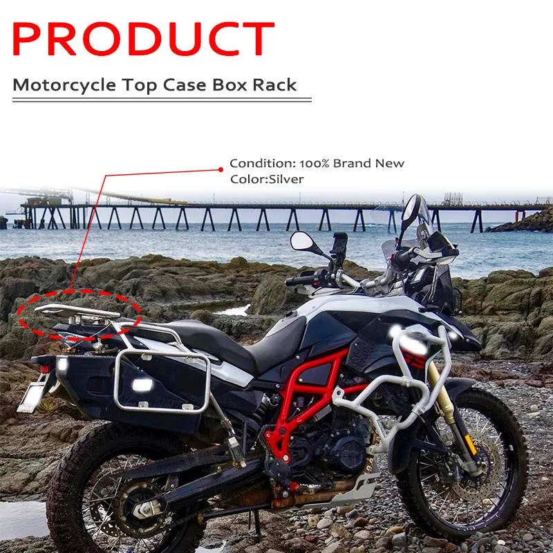 Motorcycle Rear Luggage Top Case Box Rack For BMW F800GS F700GS F 800 GS F800 GS F 700GS 2009-2017 2011 2012 2013 2014 2015 2016