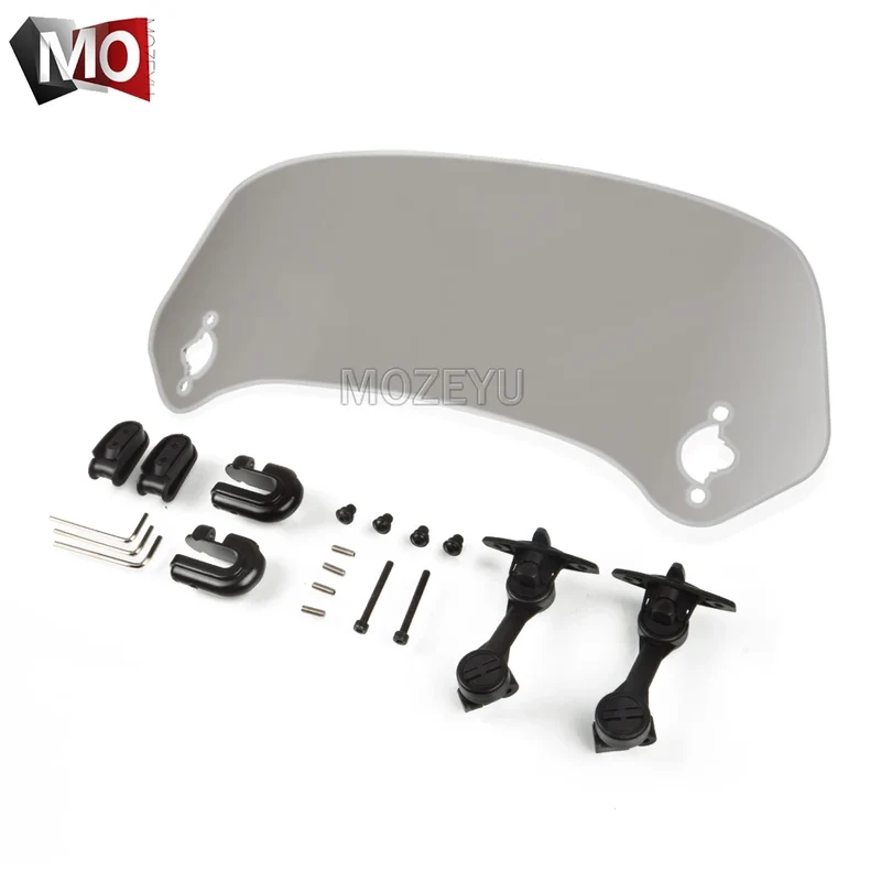 Motorcycle Windshield Extension Spoiler Windscreen Air Deflector For Honda NT650 Hawk GT NTV 600 650 NX500 NX650 J-X Dominator