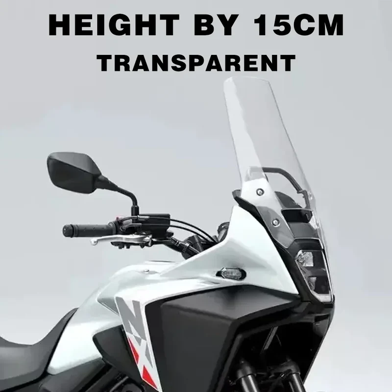 for Honda NX500 NX400 Accessories Windshield NX 500 Motorcycle Front Windscreen 500NX Windshield NX 400 NX500 2024 Parts