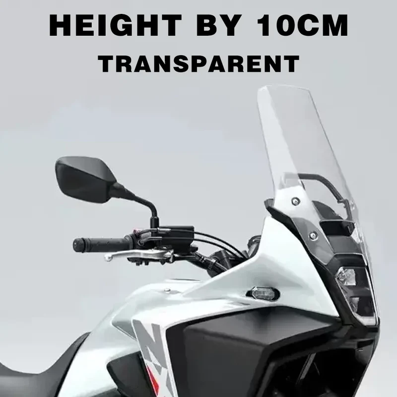 for Honda NX500 NX400 Accessories Windshield NX 500 Motorcycle Front Windscreen 500NX Windshield NX 400 NX500 2024 Parts