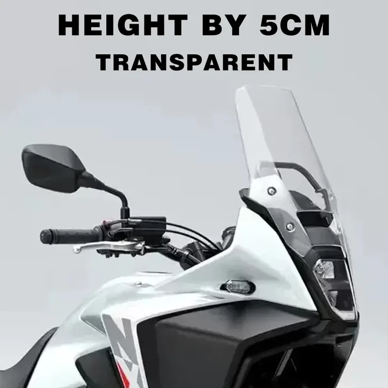 for Honda NX500 NX400 Accessories Windshield NX 500 Motorcycle Front Windscreen 500NX Windshield NX 400 NX500 2024 Parts