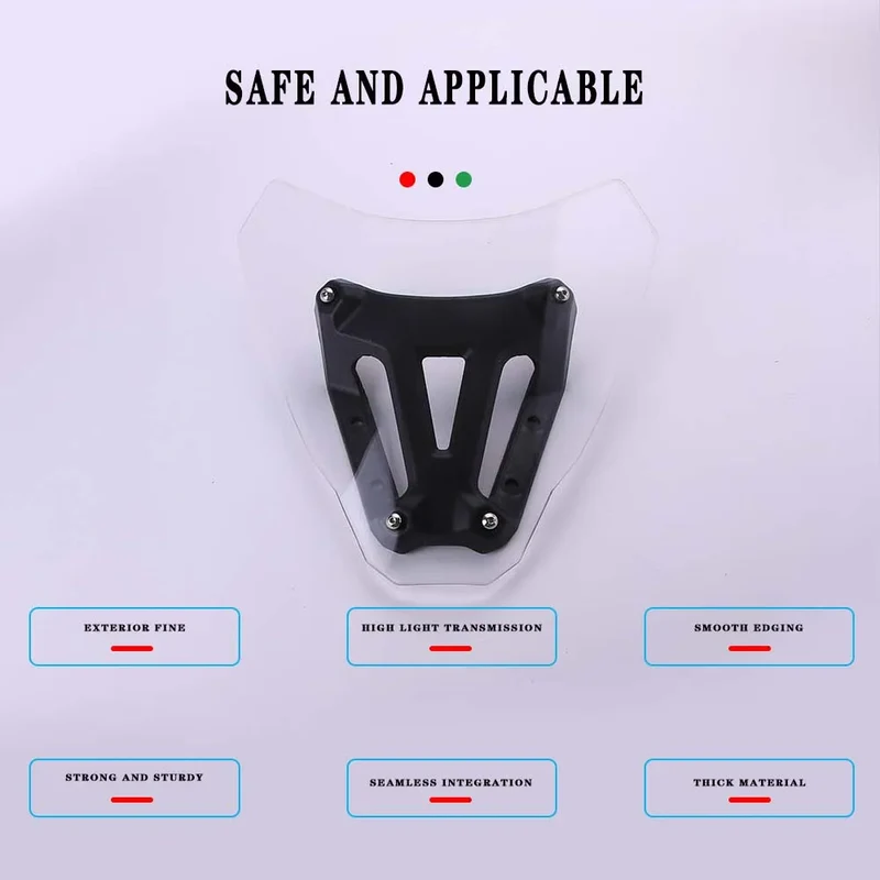 Motorcycles New Windshield FOR YAMAHA MT07 Accessories MT 07 2021 Windscreen Air Wind Deflector Transparent