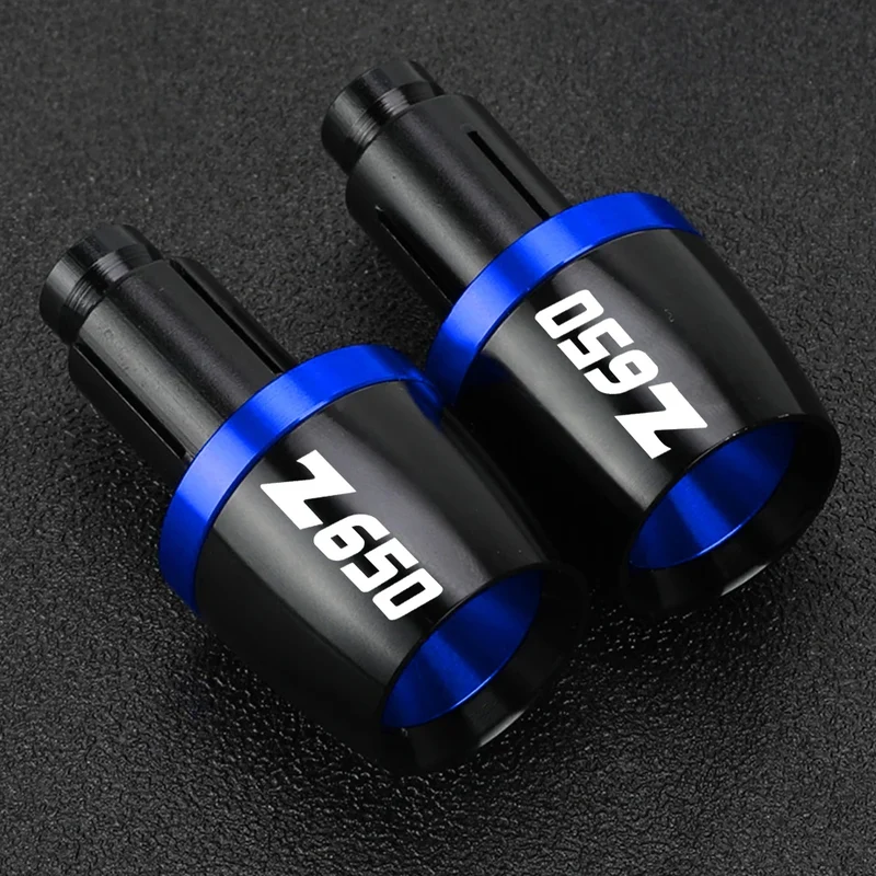For KAWASAKI Z650 Z 650 2017-2023 2022 2021 2020 2019 2018 Motor Universal Handlebar Grips Bar Ends Cap Counterweight Plug Slide