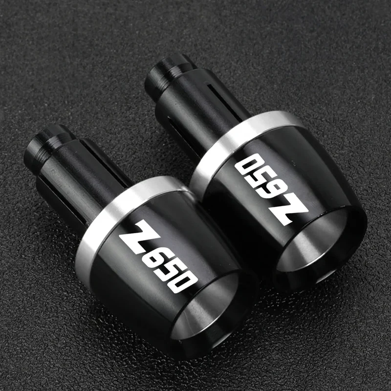 For KAWASAKI Z650 Z 650 2017-2023 2022 2021 2020 2019 2018 Motor Universal Handlebar Grips Bar Ends Cap Counterweight Plug Slide