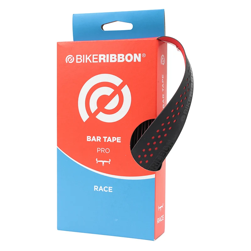 Ruban De Guidon - Cintre Bike Ribbon Drop Noir-Rouge