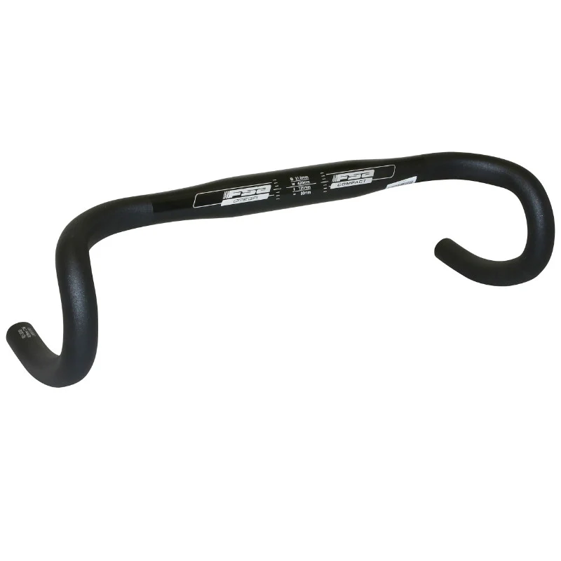 Cintre Route Fsa Omega Compact Alu Noir 31,8 L 42 Extérieur (Axe-Axe 40 cm)