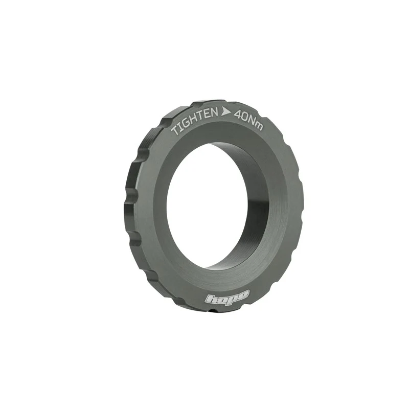 Hope Centre Lock Disc Lockring External Smoke