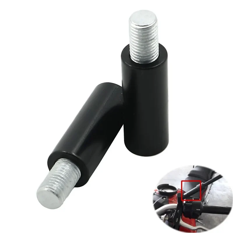 Motorcycle Rearview Mirror Riser Extenders 40mm Clamp Riser For Yamaha MT09 FZ09 FJ09 FJ-09 FZ-09 Tracer MT-09 naked FZ MT FJ 09