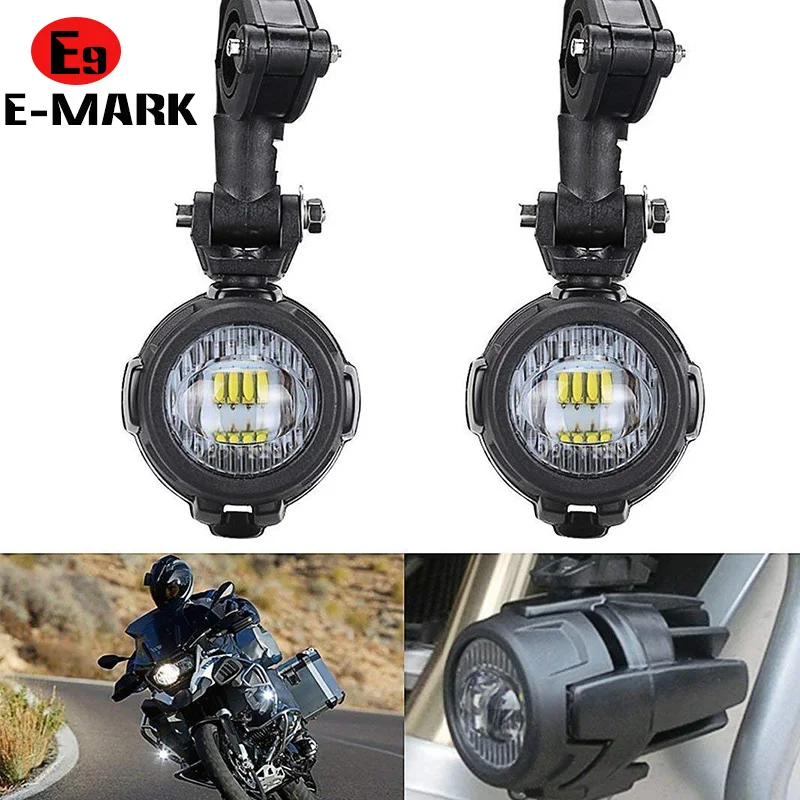 2014-2022 For Kawasaki Benelli etc Motorcycle LED Auxiliary Light Car Fog Light Assemblie Driving Lamp Spotlight Holder