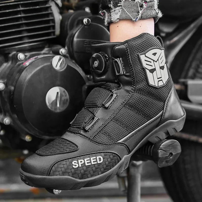 Motocross Boots Professional Men's Off-Road Vehicle Botas Motobiker Riding Boots Motorcycle Shoes Men Botas Moto shoes