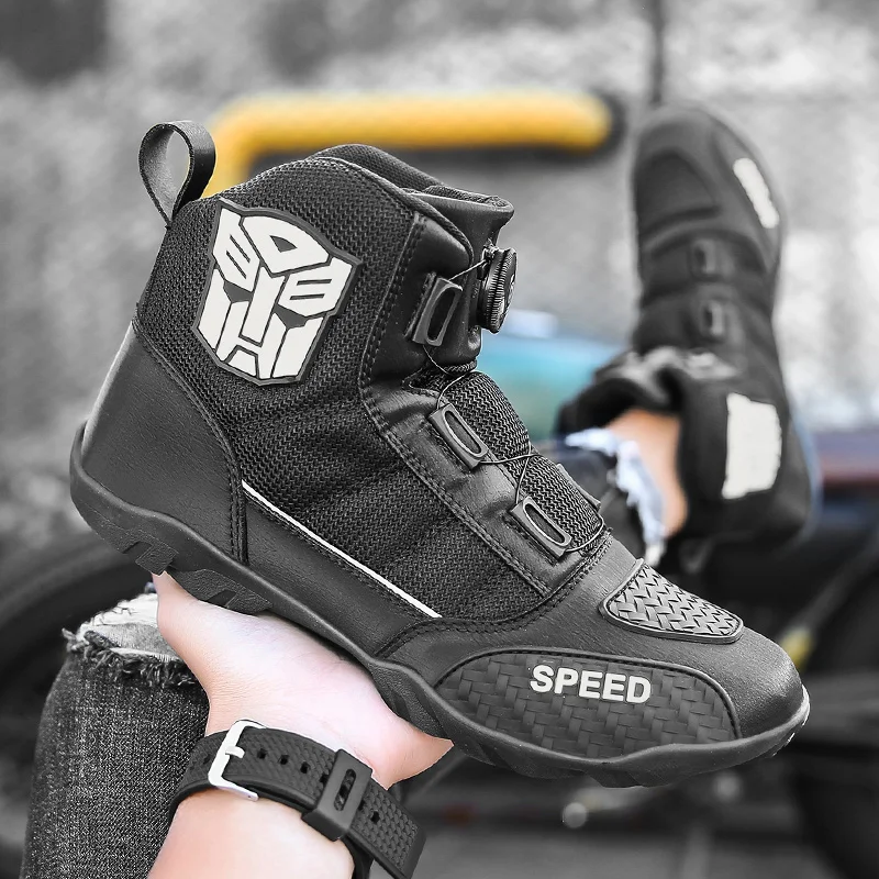 Motocross Boots Professional Men's Off-Road Vehicle Botas Motobiker Riding Boots Motorcycle Shoes Men Botas Moto shoes