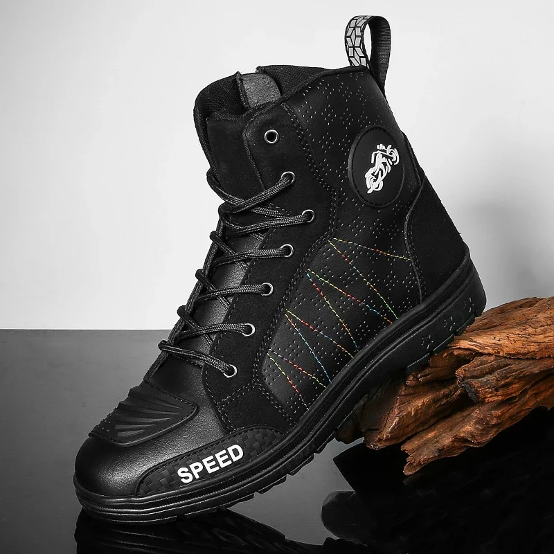 Motocross Boots Professional Men's Off-Road Vehicle Botas Motobiker Riding Boots Motorcycle Shoes Men Botas Moto shoes