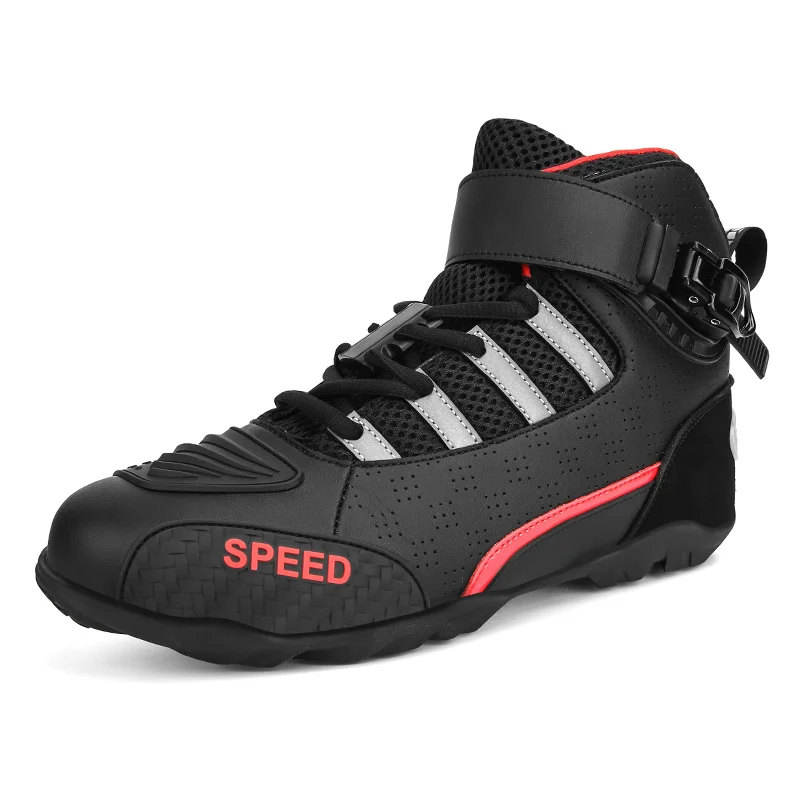 Motocross Boots Professional Men's Off-Road Vehicle Botas Motobiker Riding Boots Motorcycle Shoes Men Botas Moto shoes