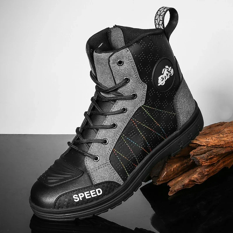 Motocross Boots Professional Men's Off-Road Vehicle Botas Motobiker Riding Boots Motorcycle Shoes Men Botas Moto shoes