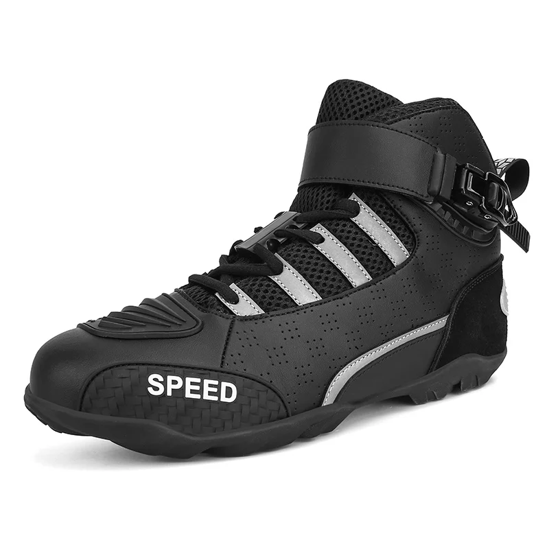 Motocross Boots Professional Men's Off-Road Vehicle Botas Motobiker Riding Boots Motorcycle Shoes Men Botas Moto shoes