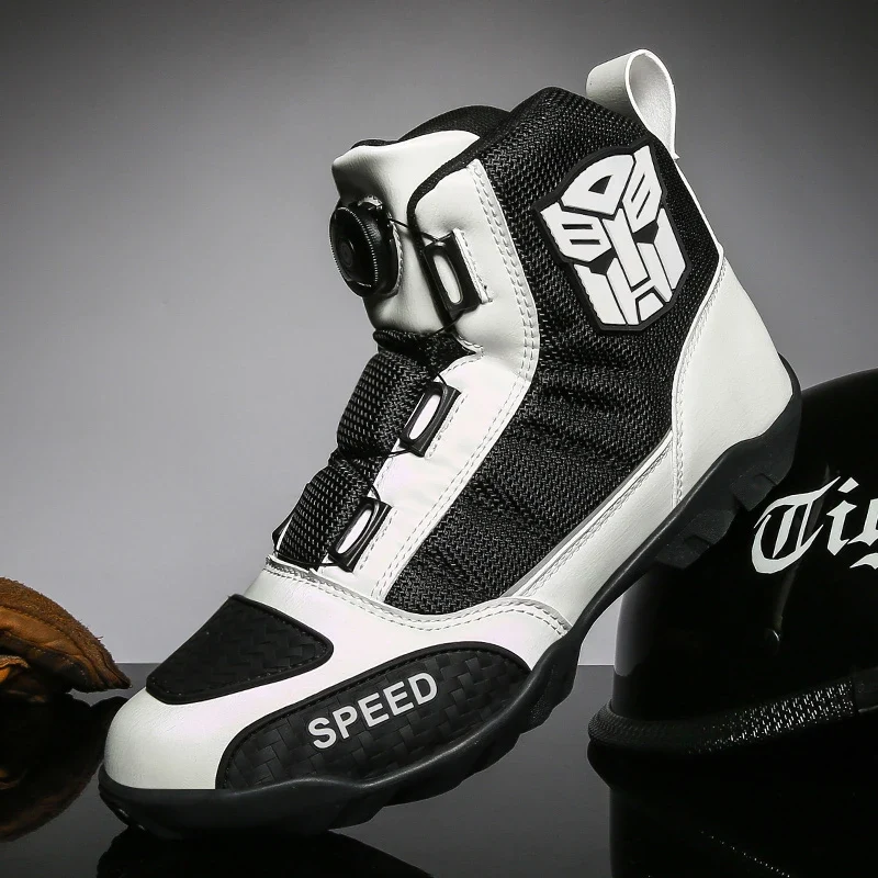 Motocross Boots Professional Men's Off-Road Vehicle Botas Motobiker Riding Boots Motorcycle Shoes Men Botas Moto shoes