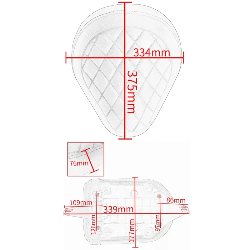 CM CMX 1100 Front Rear Pillion Passenger Pad Seat For Honda Rebel CM1100 CMX1100 2021-2024 2023 Motorcycle Driver Cushion Cover
