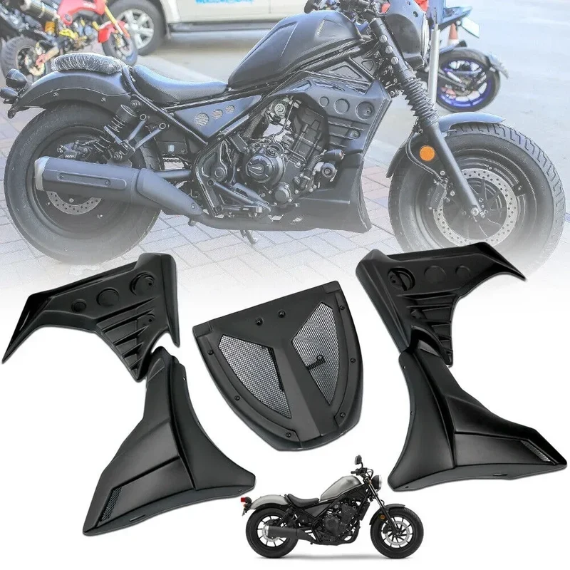 Motorcycle Engine Frame Fairing Cover Side Belly Pan Fender Uuder Body For Honda Rebel CMX300 2017-2022