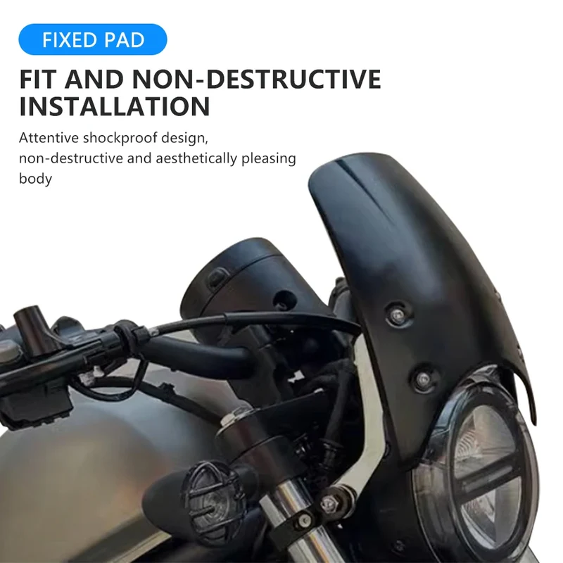 Windscreen Windshield Wind Deflector Shield Screen Visor for Honda Rebel CMX 300/500 CMX300 CMX500 2017 2018 2019 2020 2021