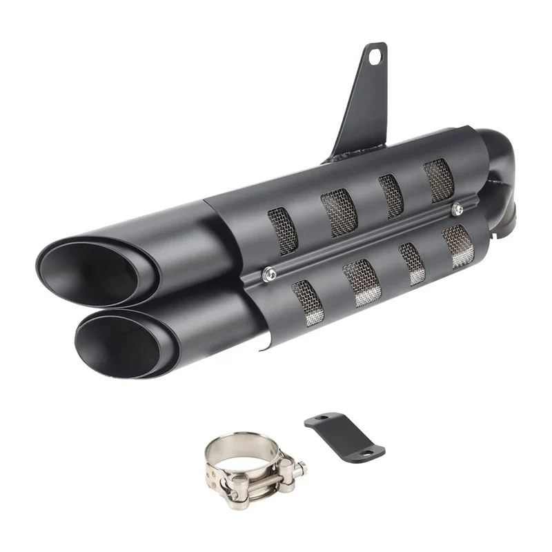 For Honda CMX 300 CMX 500 Rebel 2017-2023 Motorcycle Exhaust Slip-on Muffler Pipe Tube with Heat Shield Cover Kit