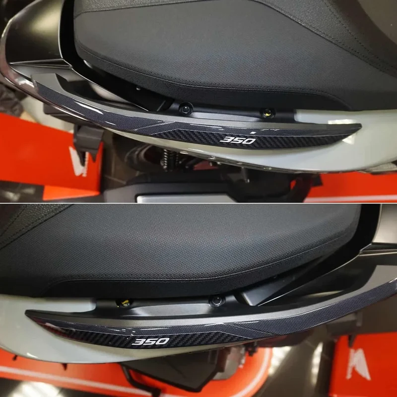 For Honda Forza 350 NSS 350 Motorcycle Parts Rear Handlebar Protection 3D Epoxy Resin Sticker 2021 2022 2023