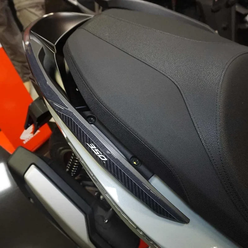 For Honda Forza 350 NSS 350 Motorcycle Parts Rear Handlebar Protection 3D Epoxy Resin Sticker 2021 2022 2023