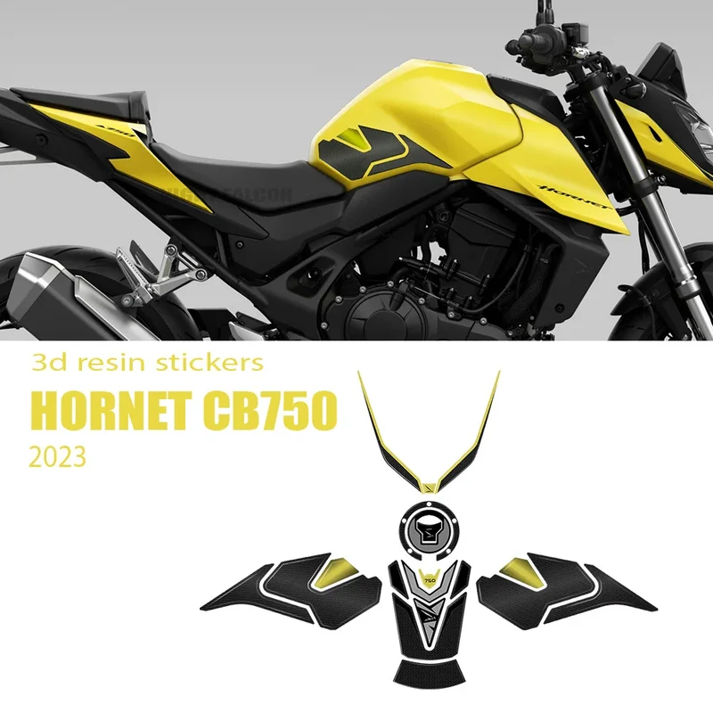 2023 cb750 hornet Motorcycle accessories 3D Epoxy Resin Sticker Protection Kit For Honda CB750 CB 750 Hornet 2023
