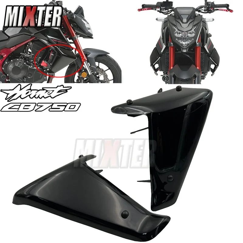 Motorcycle Sport Downforce Naked Side Spoilers Aerodynamic Wing Deflector Fits For HONDA CB750 HORNET 2023 2024 CB 750 2023 2024