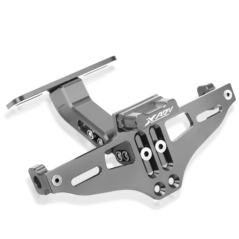 For Honda X-ADV XADV750 XADV 750 2017 - 2023 Universal Motorcycle Adjustable Tail Tidy Rear License Plate Holder With Led Light