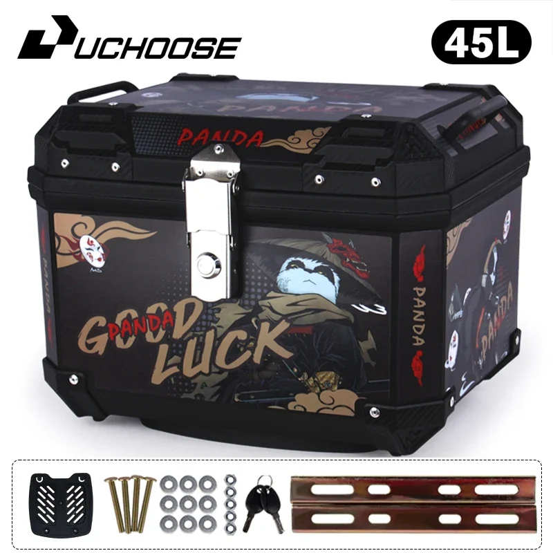 45L Motorcycle Tail Box Universal For R1200GS R1250GS F800GS F850GS G310gs F750gs Top Rear Luggage Tool Tail Box Large Capacity