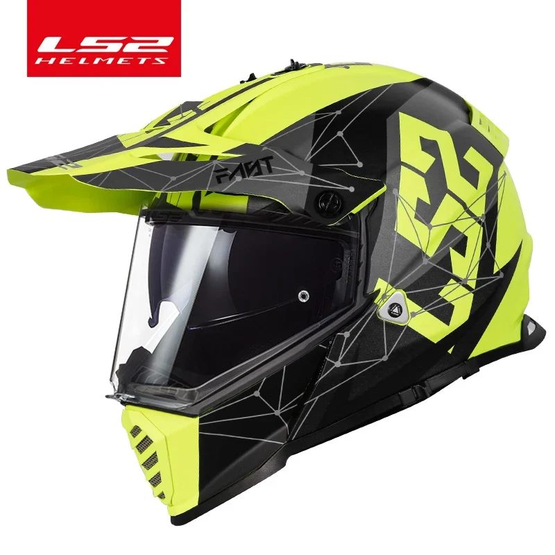 Capacete LS2 mx436 motorcross helmet ls2 pioneer evo off road helmets casco moto casque