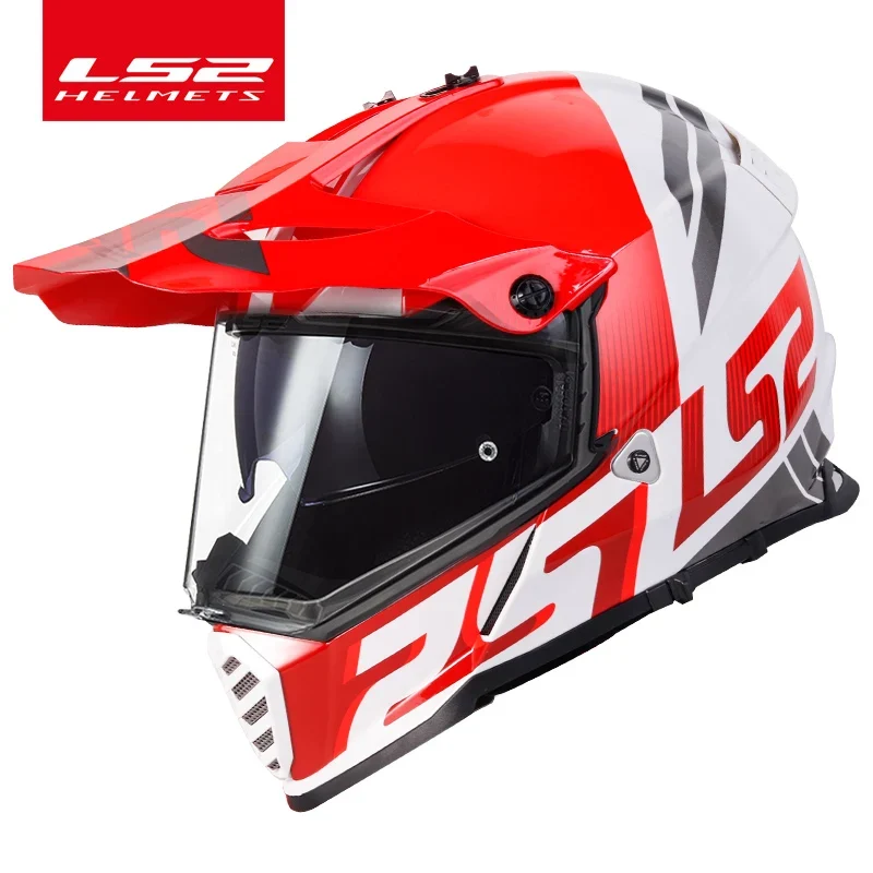 Capacete LS2 mx436 motorcross helmet ls2 pioneer evo off road helmets casco moto casque