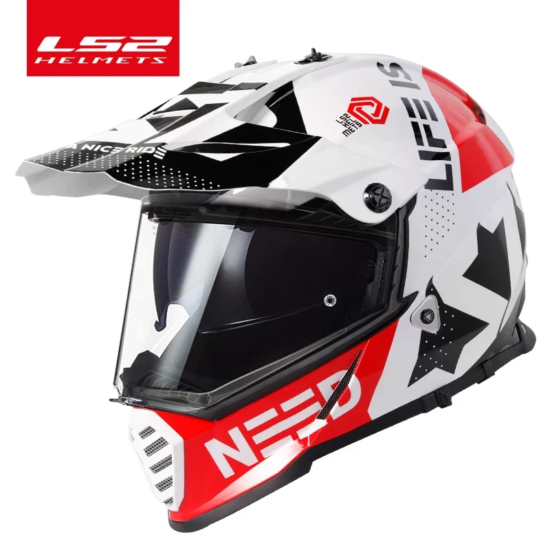 Capacete LS2 mx436 motorcross helmet ls2 pioneer evo off road helmets casco moto casque