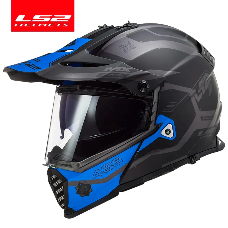 Capacete LS2 mx436 motorcross helmet ls2 pioneer evo off road helmets casco moto casque