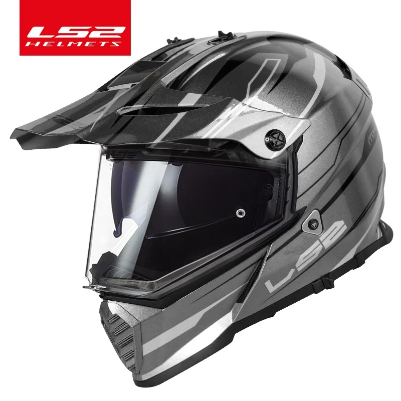 Capacete LS2 mx436 motorcross helmet ls2 pioneer evo off road helmets casco moto casque