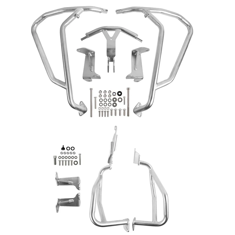 For Honda CRF1100L CRF 1100 L Africa Twin Adventure Sports DCT ADV 2020-2022 Crash Bar Uppe Lower Highway Engine Guard Bumper
