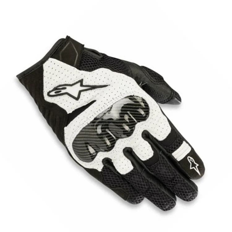 A-star motorcycle gloves summer mesh breathable riding motorcycle anti fall gloves touch screen leather