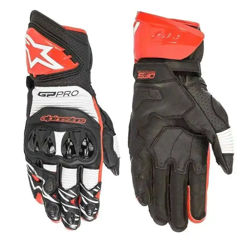 GP PRO R3 Genuine Leather Long Competitive Racing Protective Motorcycle Gloves Long Gloves