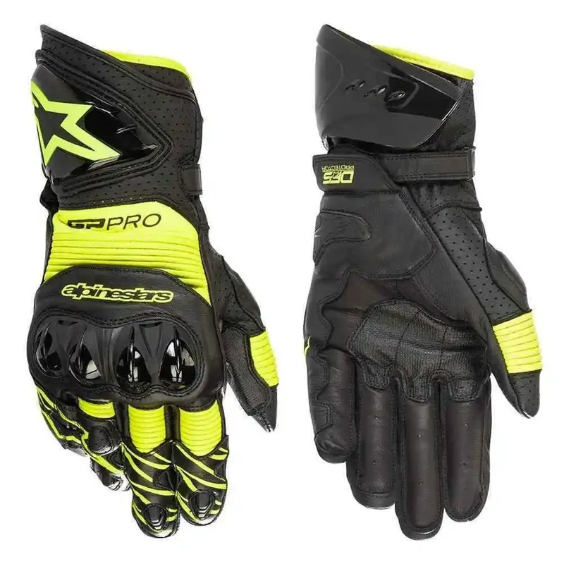 GP PRO R3 Genuine Leather Long Competitive Racing Protective Motorcycle Gloves Long Gloves