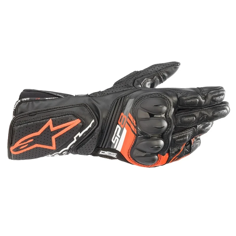 A Star SP-8V3 motorcycle FQ20 riding gloves Four seasons long anti-fall leather motorcycle gloves