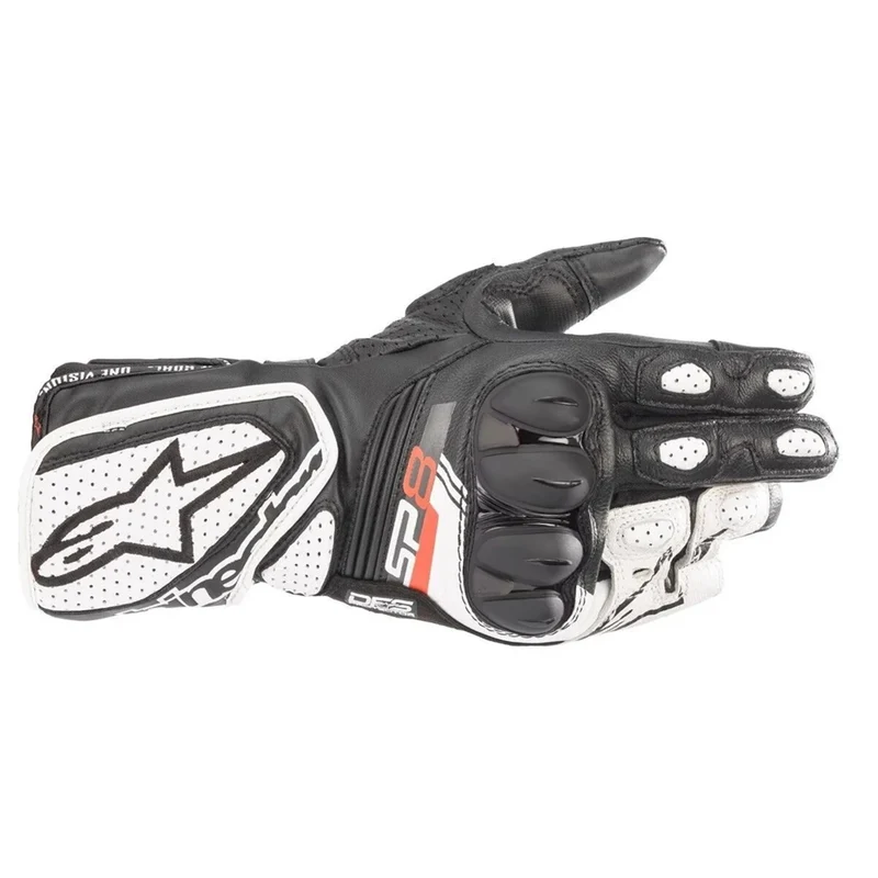 A Star SP-8V3 motorcycle FQ20 riding gloves Four seasons long anti-fall leather motorcycle gloves