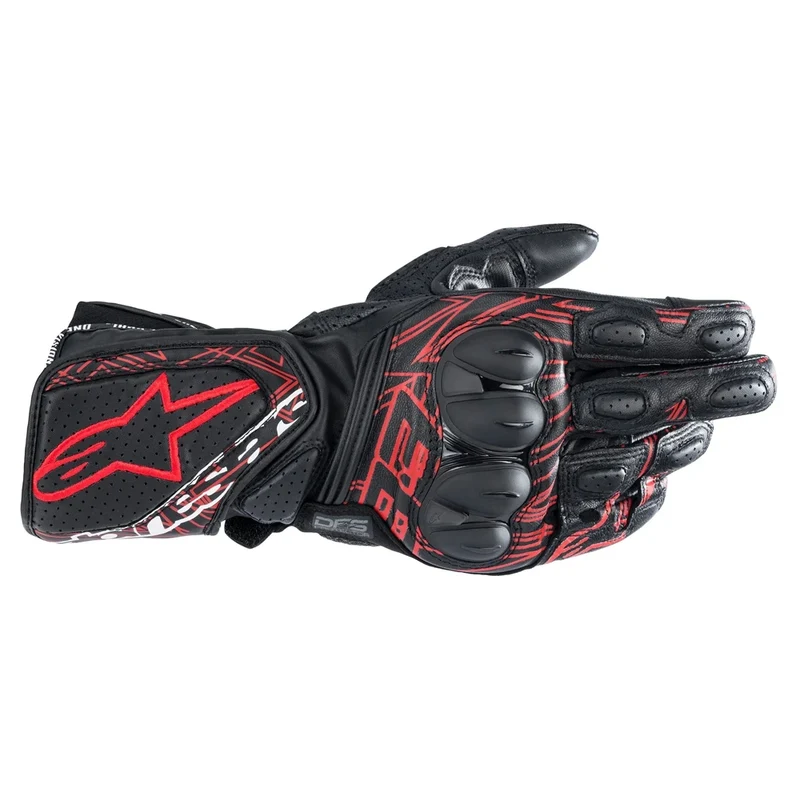 A Star SP-8V3 motorcycle FQ20 riding gloves Four seasons long anti-fall leather motorcycle gloves