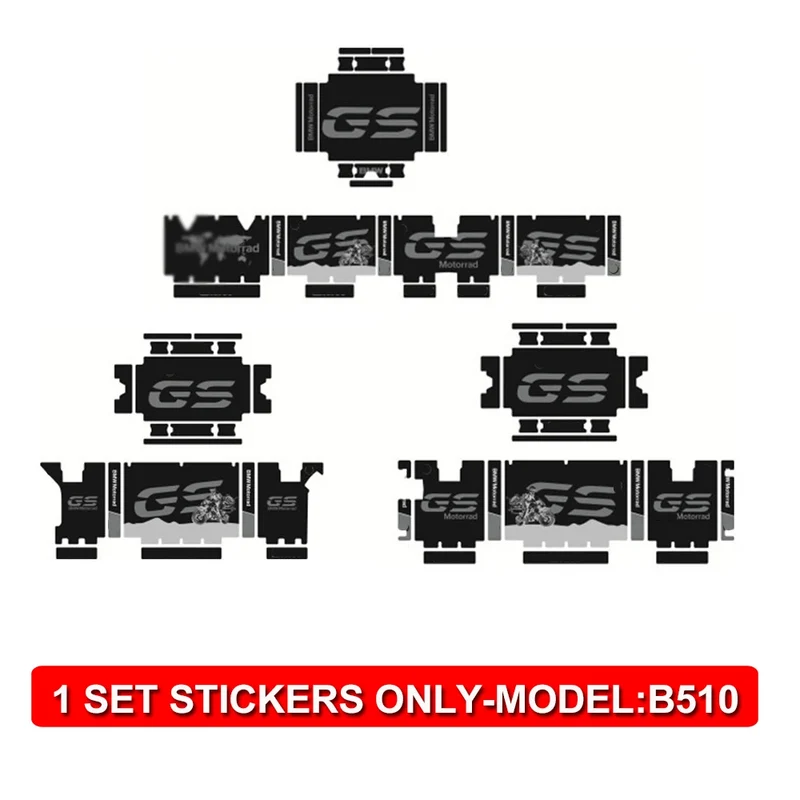 For BMW R1250GS R 1250 GS ADV Adventure Motorcycle Sticker Box Side Case Stickers Triple Black Sticker Decal 2019-2021 2022 2023