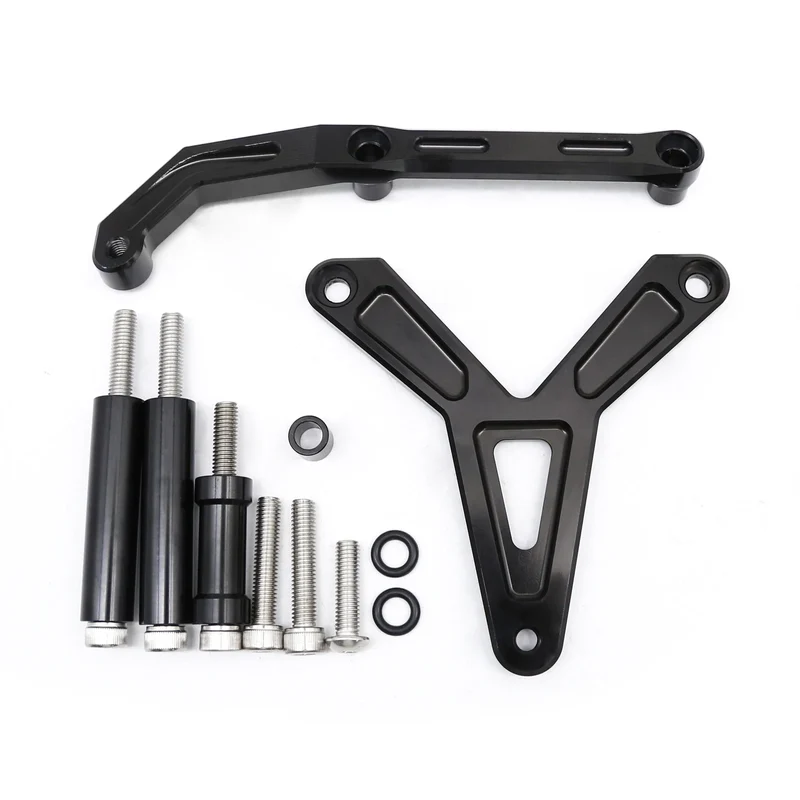 For YAMAHA Tracer 900 GT 2021 2022 2023 CNC Aluminum Carbon Motorcycle Steering Damper Stabilizer Bracket Mounting Support Kit